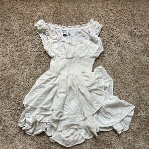 Princess Polly White Romper Dress
